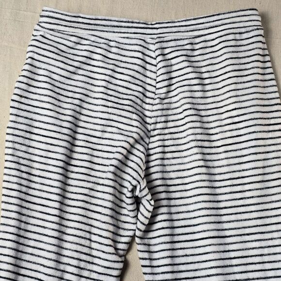 Gap Women’s XS Black & White Athletic‎ Jogger Sweatpants | Striped Drawstring - Picture 9 of 16